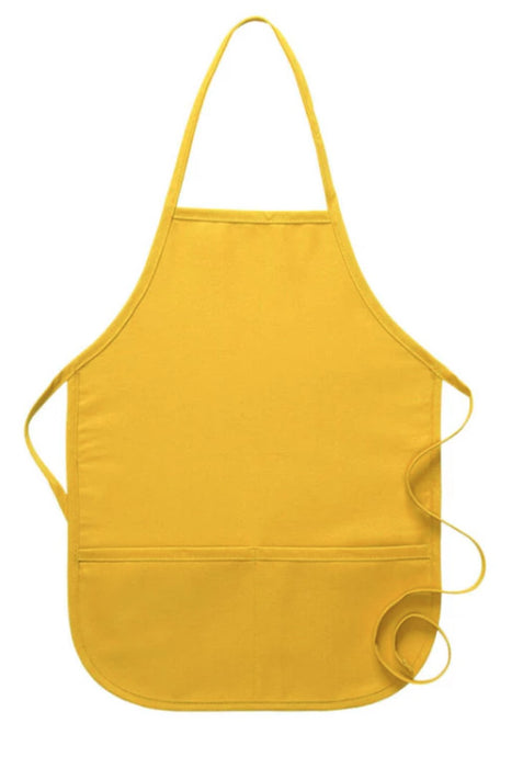 Personalized Kids Apron with Baking Design - Front Pockets - Boy & Girl - Cooking, Great Gift